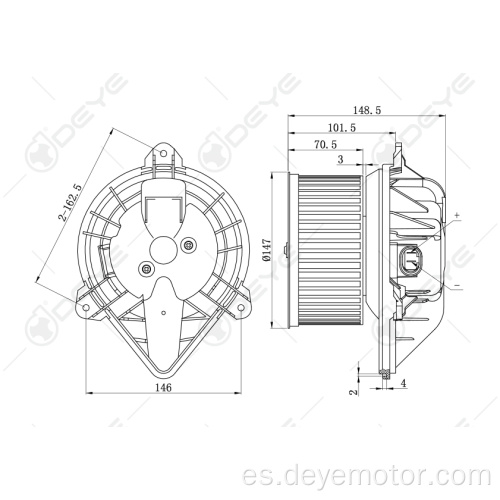 Ventilador de calefacción para RENAULT MEGANE RENAULT LAGUNA